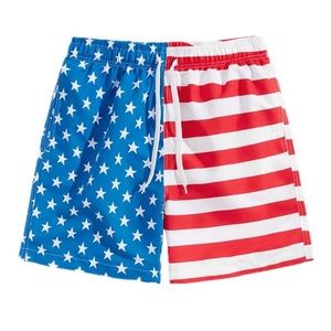 Fourth of July‎ Swim Shorts/Trunks (L) Flag